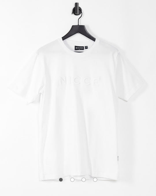 Nicce mercury logo t-shirt in white