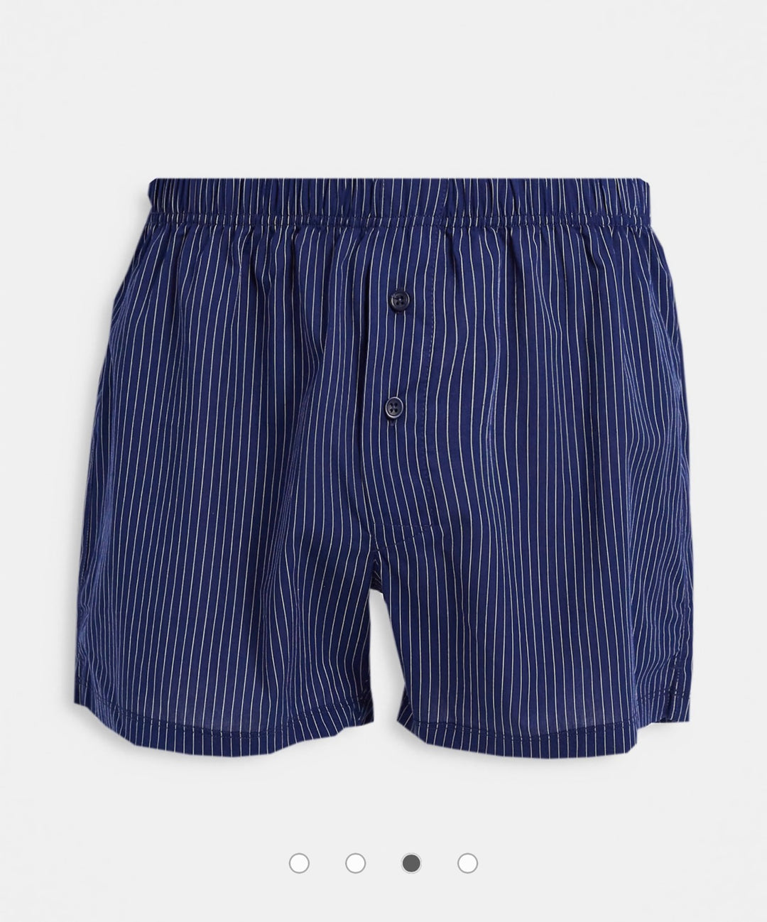 ASOS DESIGN woven 2 pack boxers with pinstripe