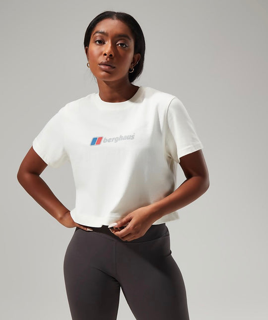 Berghaus Women's Urban Crop Short Sleeve Tee - Natural