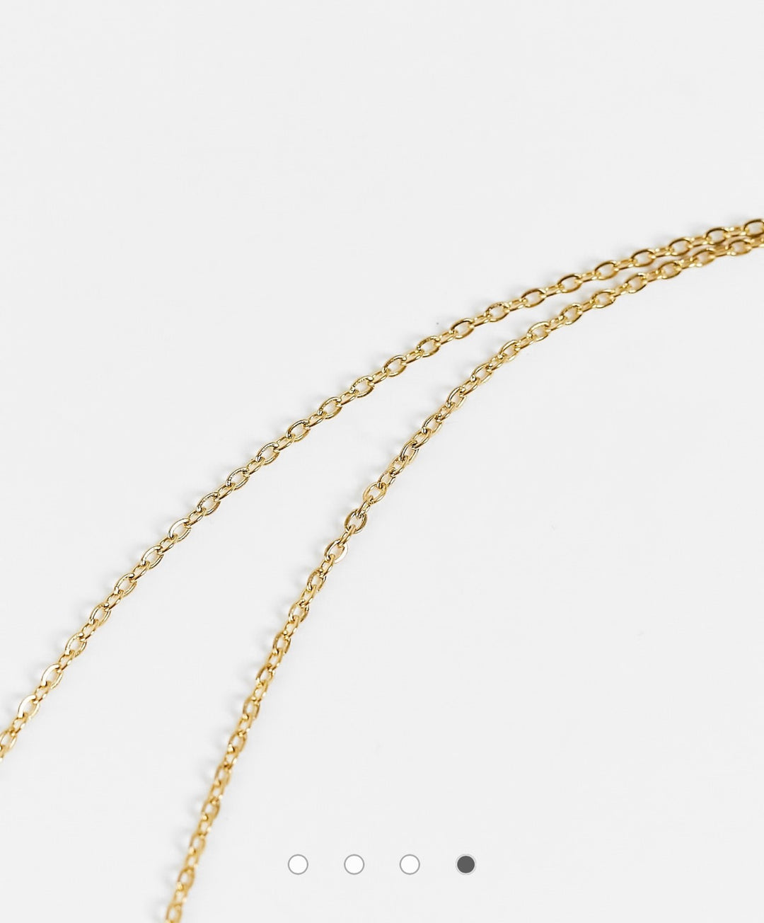 DesignB London Capricorn star sign stainless steel necklace in gold