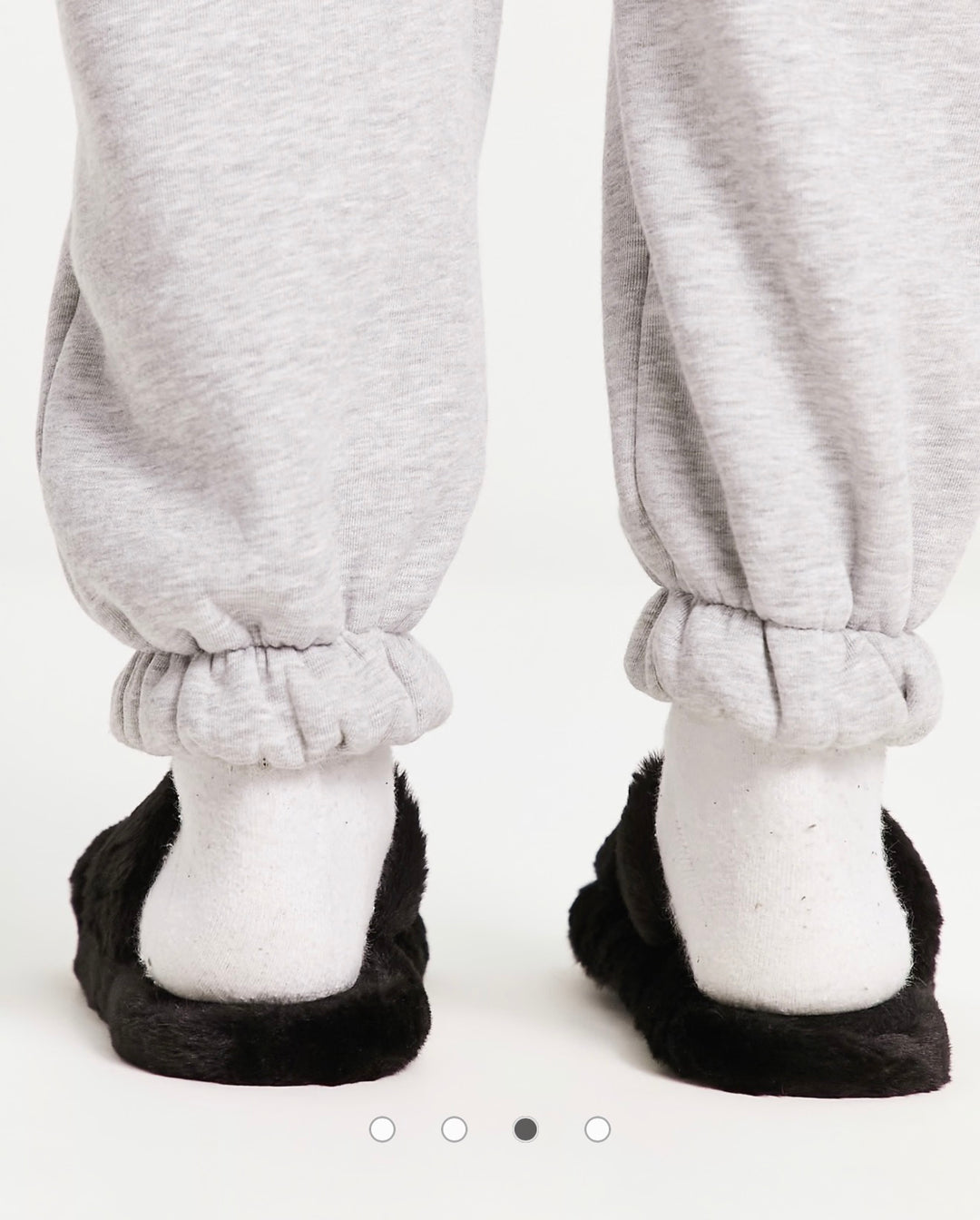 ASOS DESIGN Zion double strap slider slippers in black