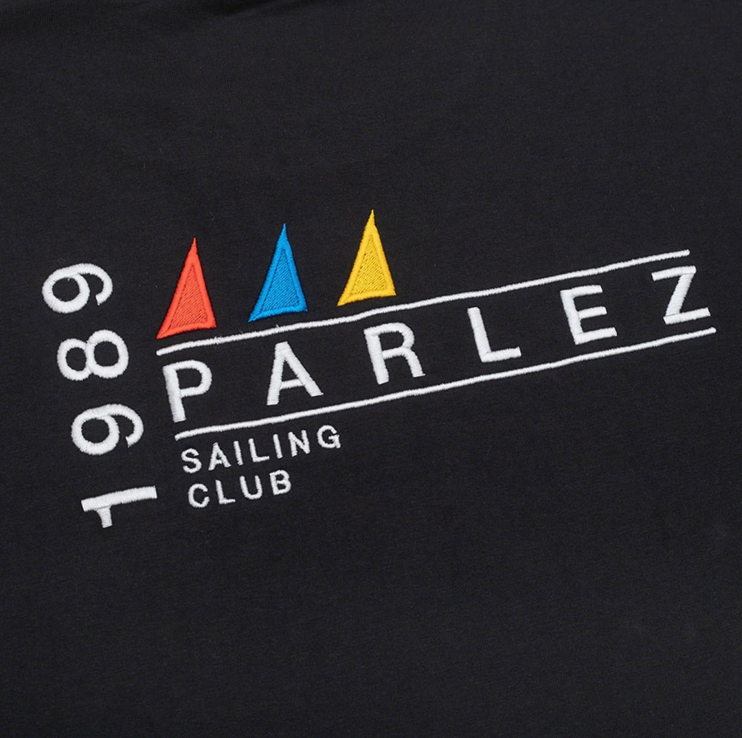 Parlez Corsair Backprint Long Sleeve Top in Black