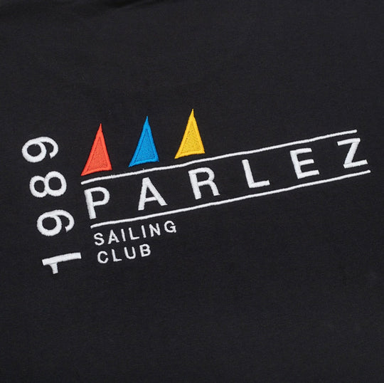 Parlez Corsair Backprint Long Sleeve Top in Black