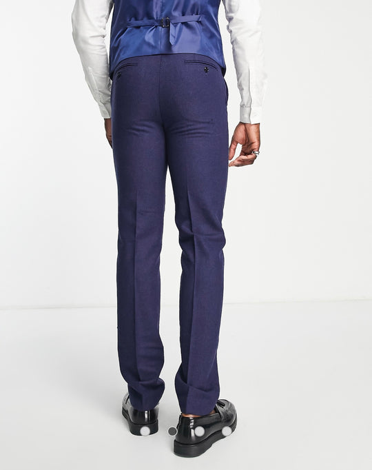 Harry Brown Tall wedding tweed slim fit suit trousers