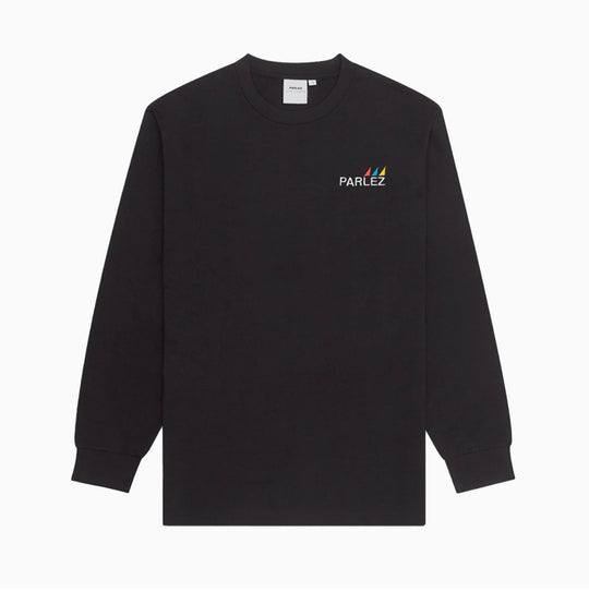Parlez Corsair Backprint Long Sleeve Top in Black