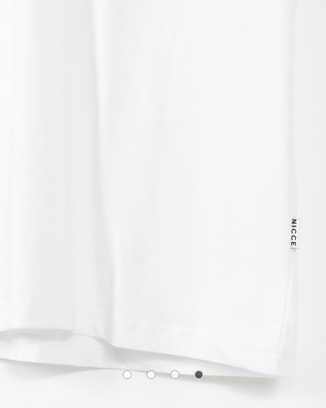 Nicce mercury logo t-shirt in white