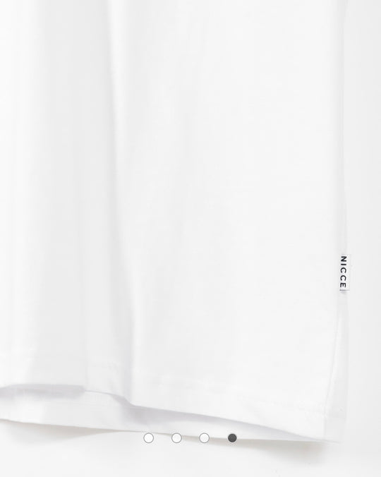 Nicce mercury logo t-shirt in white