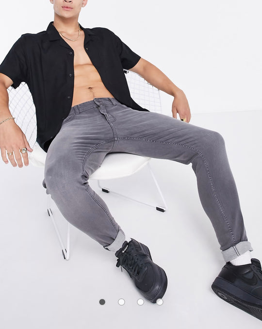 Dont Think Twice skinny fit jeans in grey