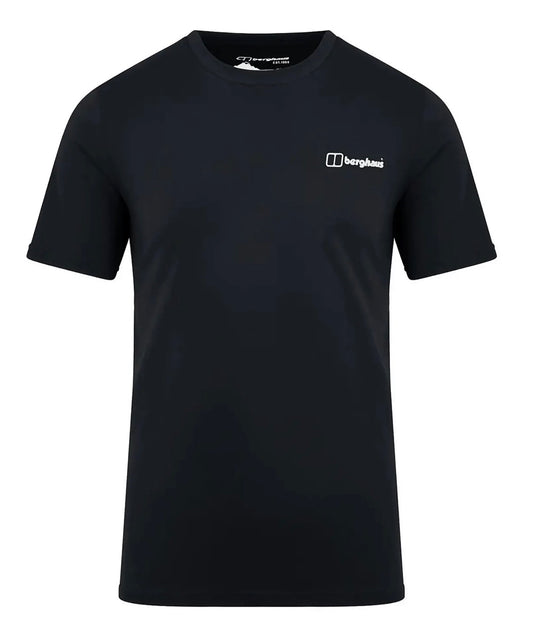 Berghaus Mont Blanc Mountains t-shirt in black