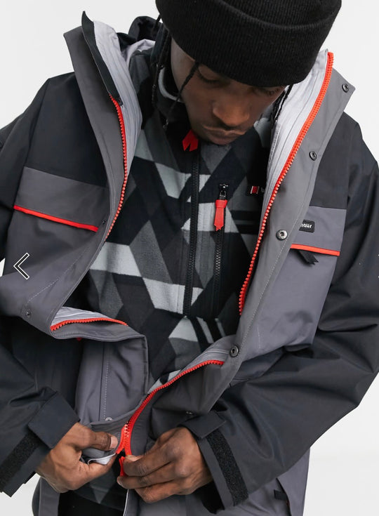 Berghaus Tempest 89 jacket in black/grey