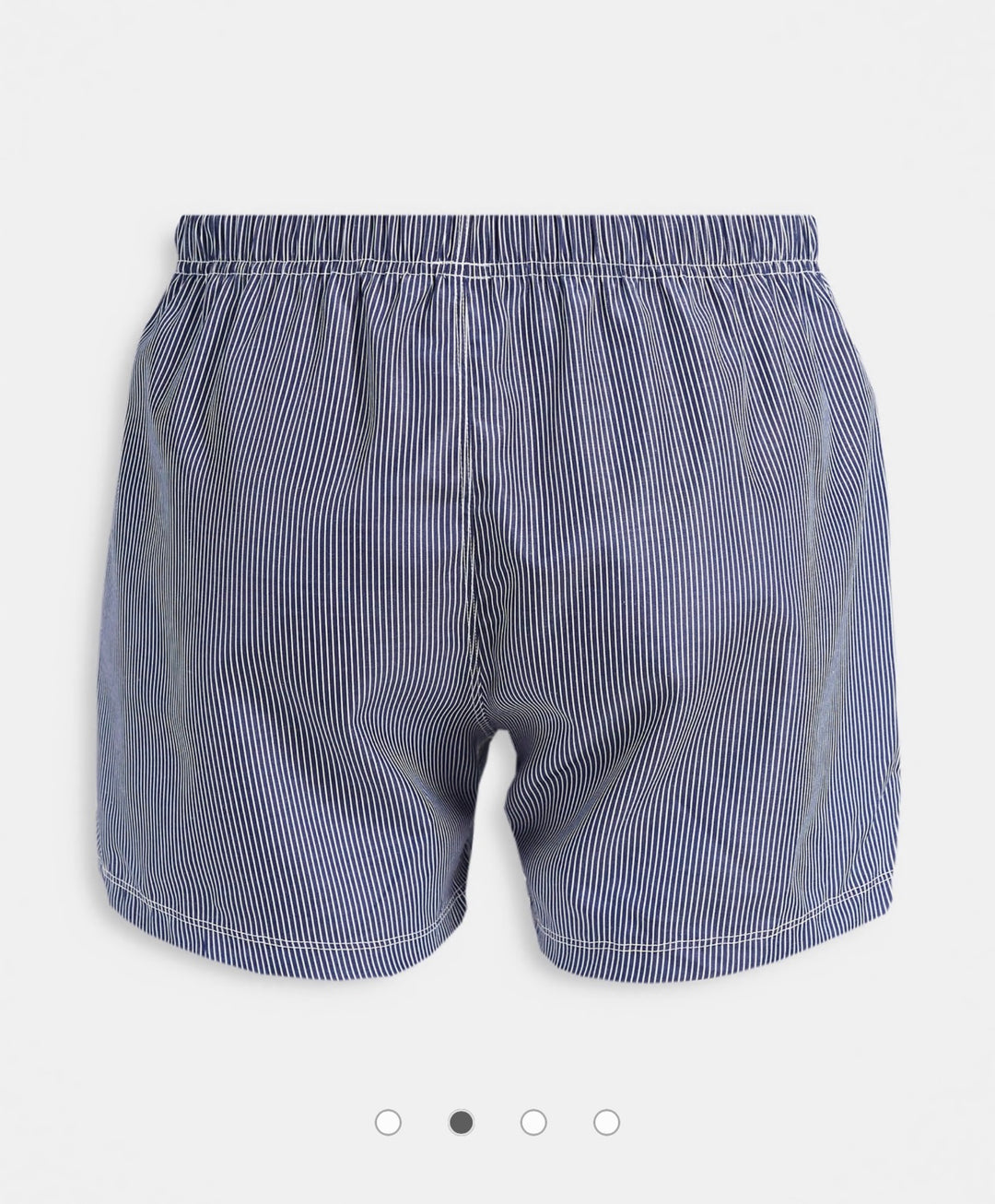 ASOS DESIGN woven 2 pack boxers with pinstripe