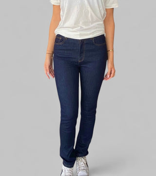 High waist straight jeans - 202804