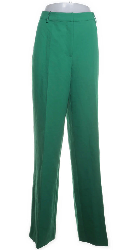Envii highwaist wide leg trousers in bold green