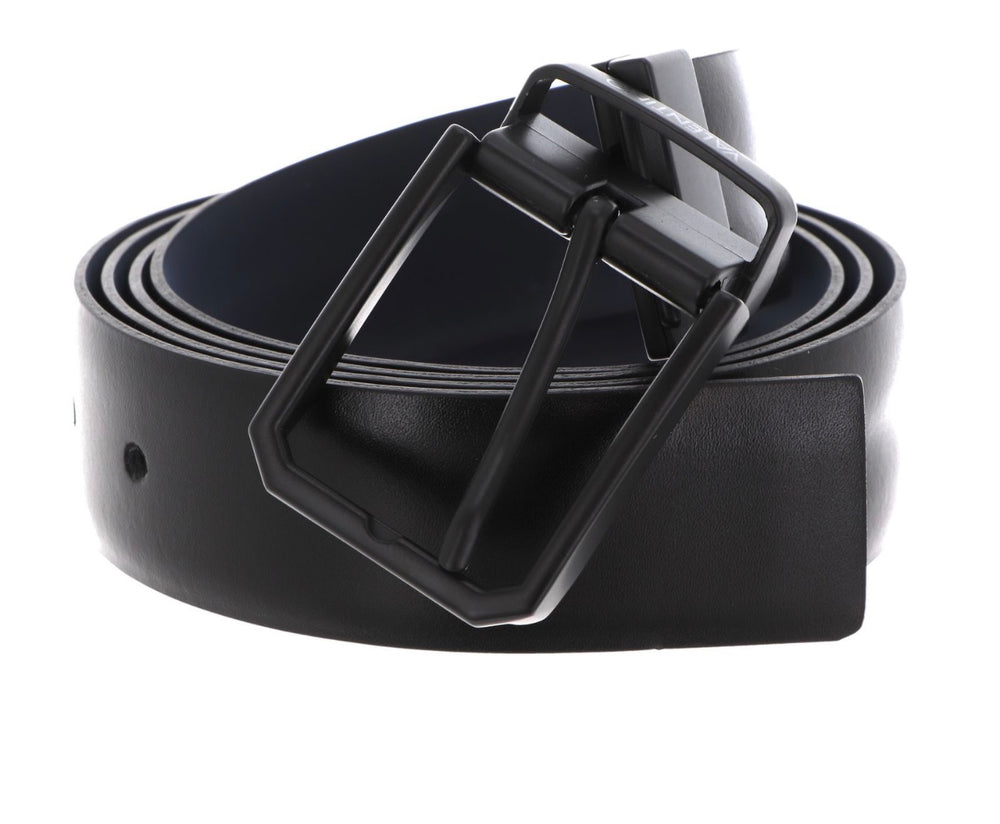 Valentino bairone belt with black buckle in black