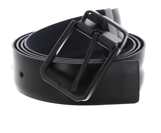 Valentino bairone belt with black buckle in black