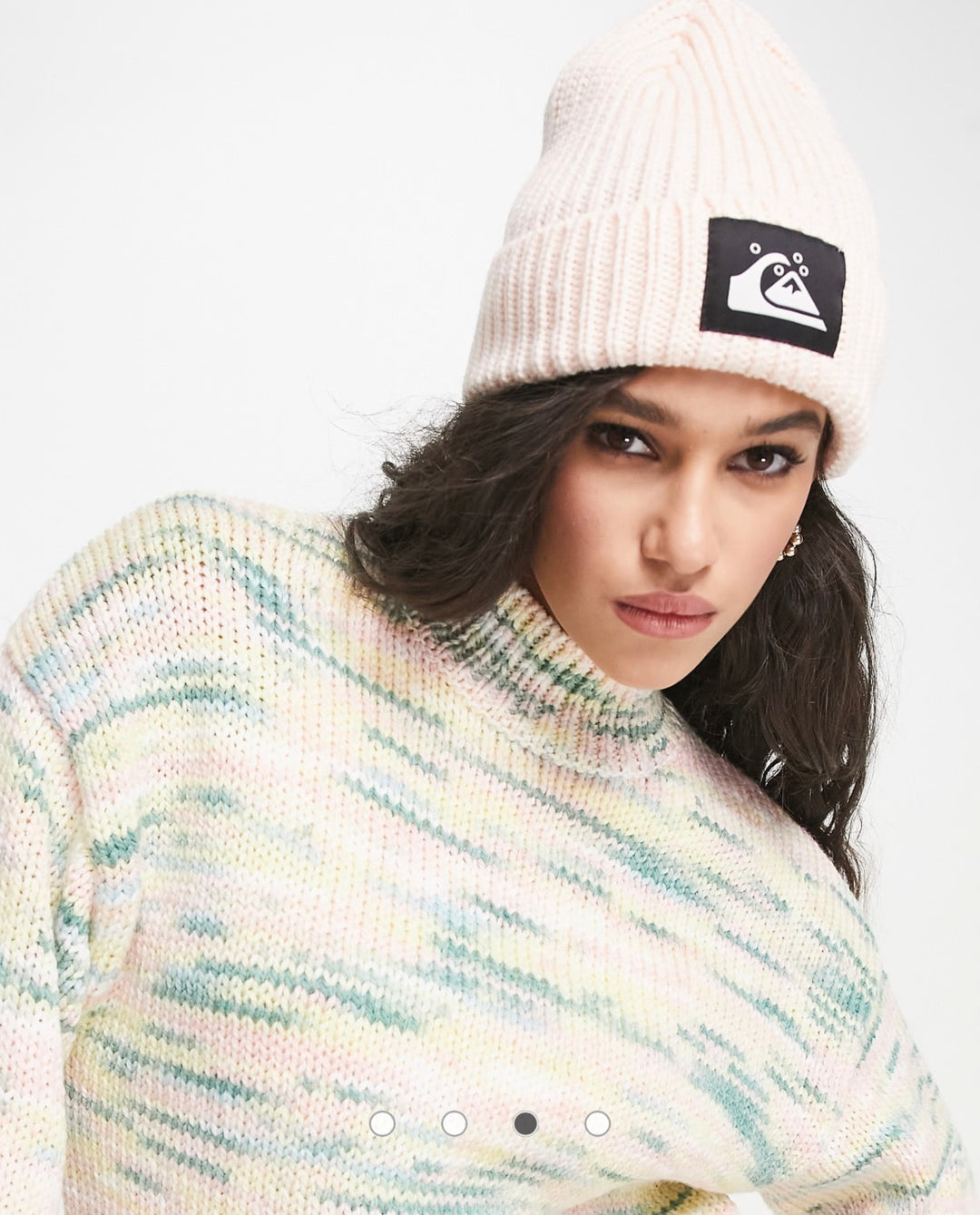 Quiksilver beanie in pink