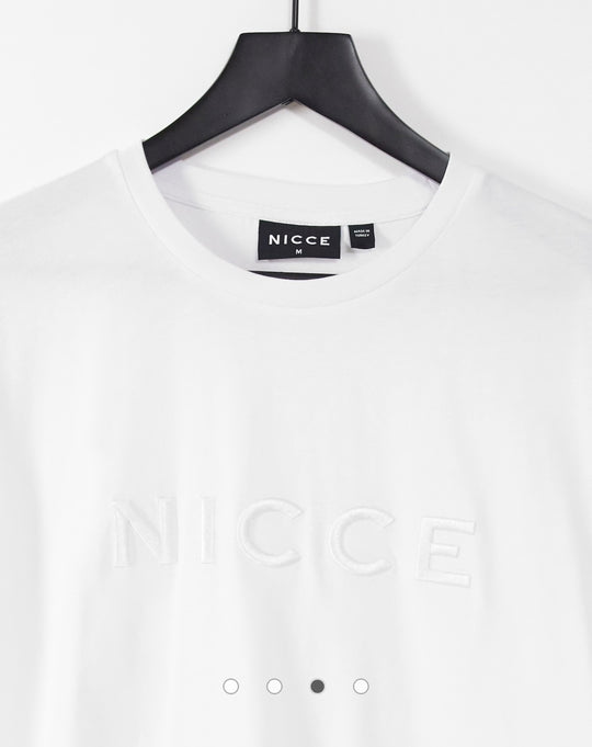 Nicce mercury logo t-shirt in white