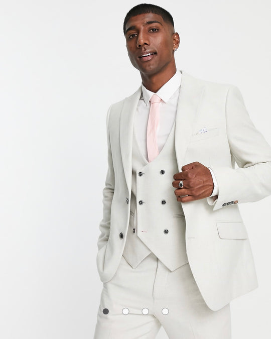 Harry Brown tweed suit jacket in grey