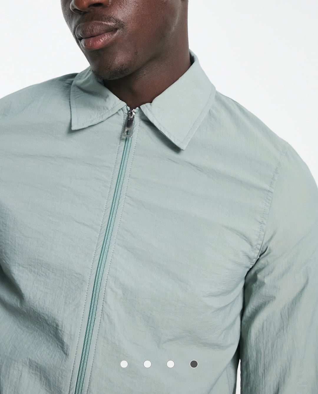 Bolongaro Trevor zip through jacket in khaki