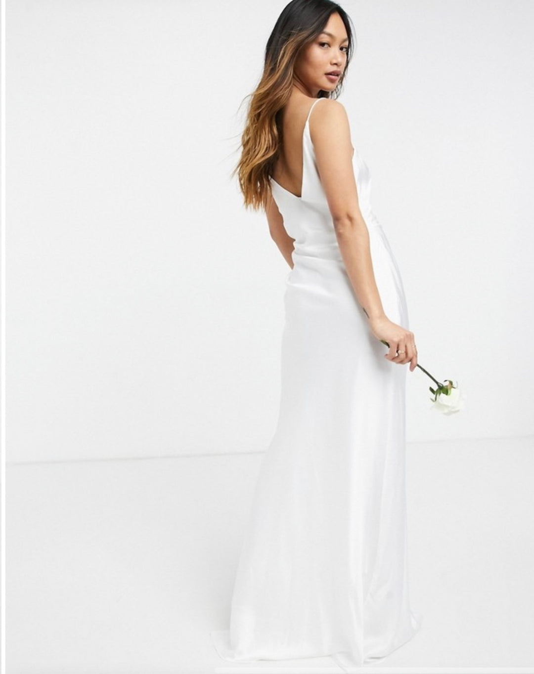 ASOS EDITION Rosanna satin cami wedding dress