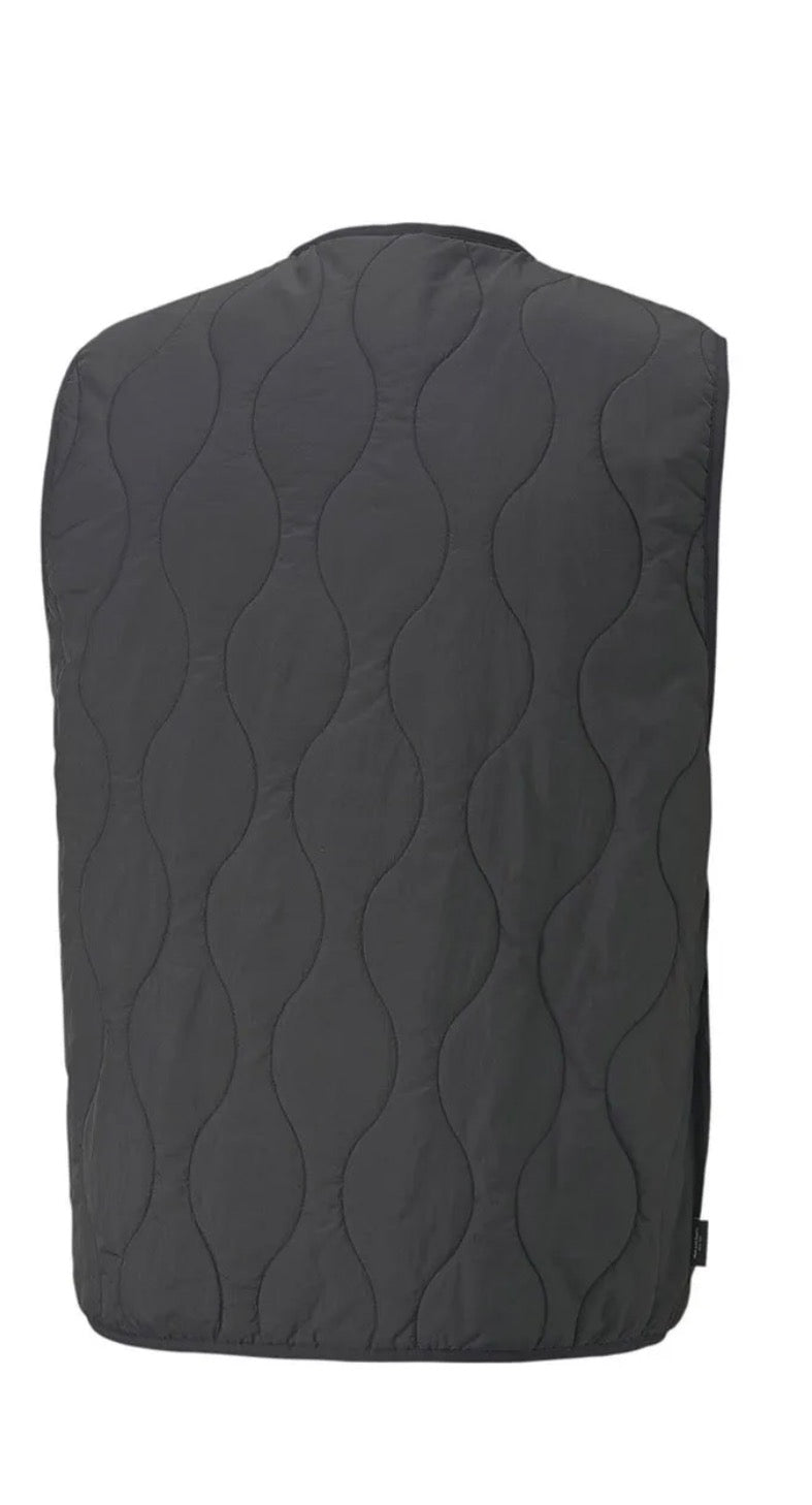 Puma Downtown collarless vest in black