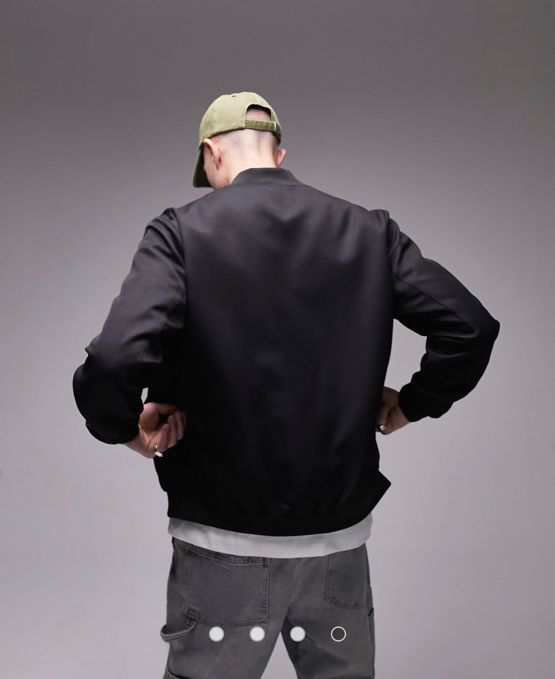 Topman bomber jacket in black