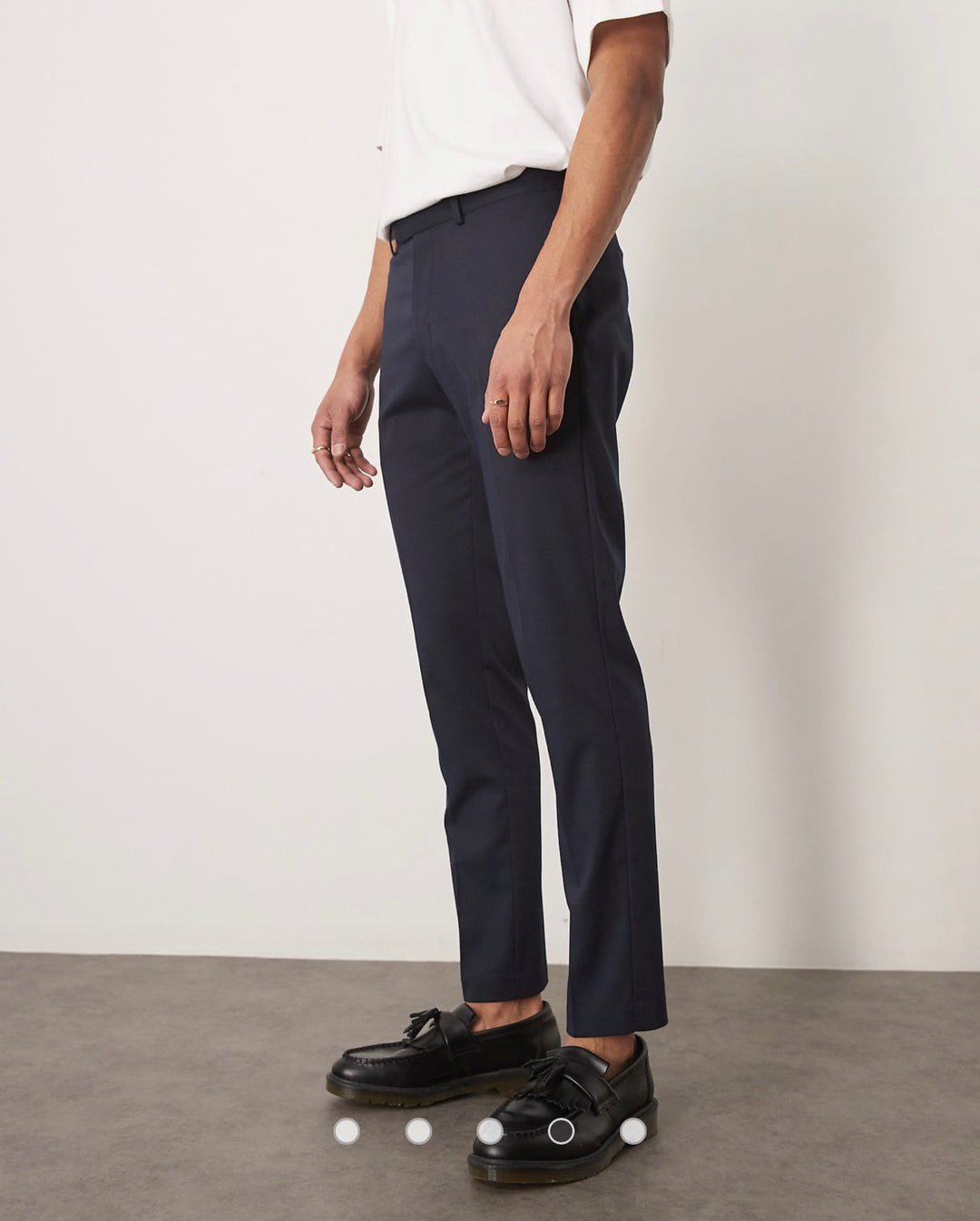 ASOS DESIGN skinny suit trousers navy