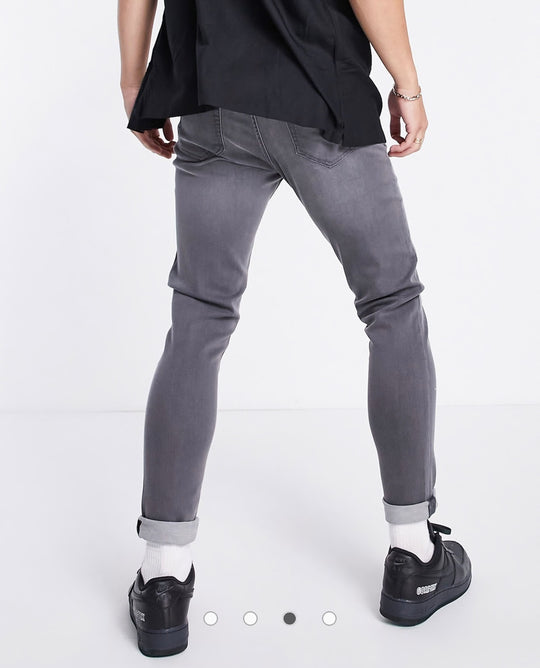 Dont Think Twice skinny fit jeans in grey