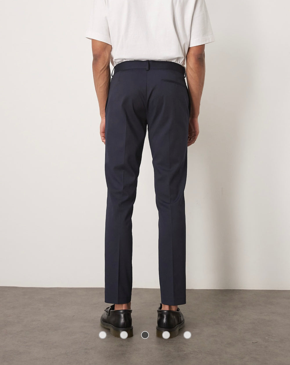 ASOS DESIGN skinny suit trousers navy