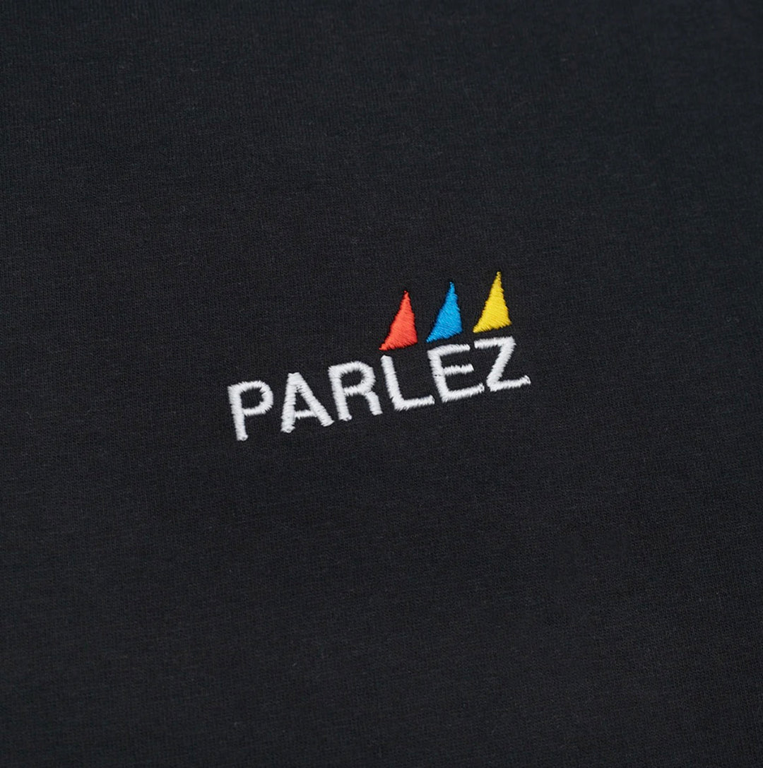 Parlez Corsair Backprint Long Sleeve Top in Black
