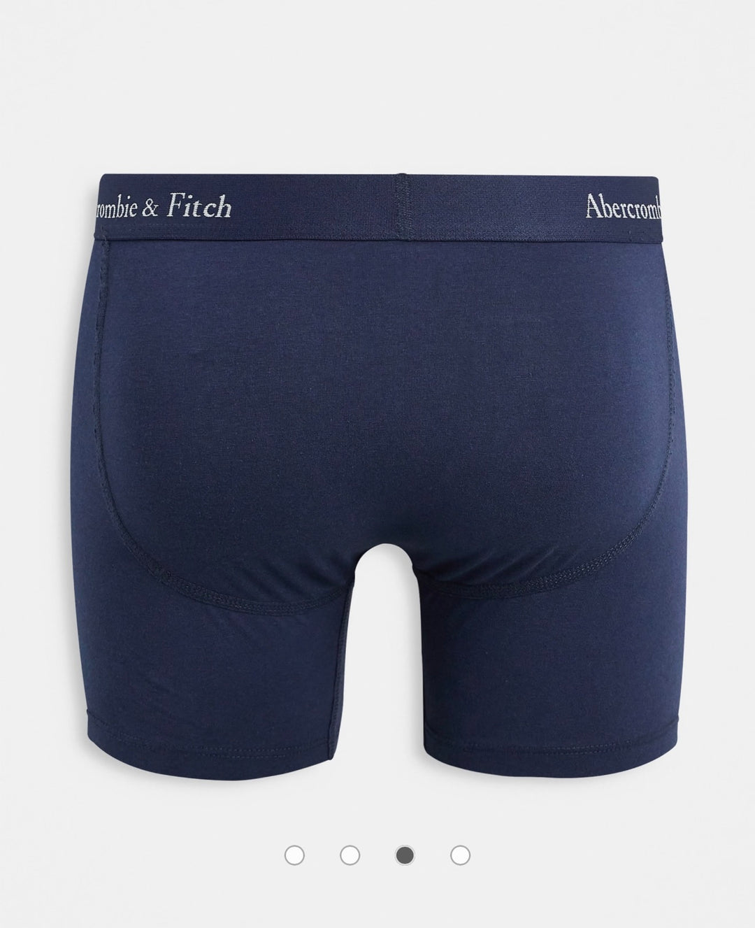 Abercrombie & Fitch 5 pack trunks logo waistband in white/blues