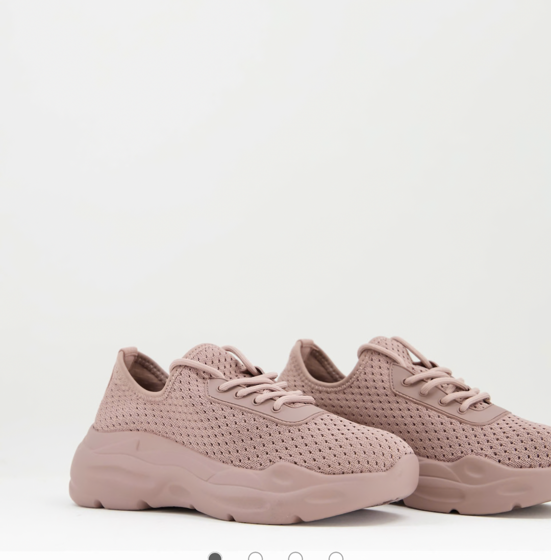 Bred passform chunky stickad snörning