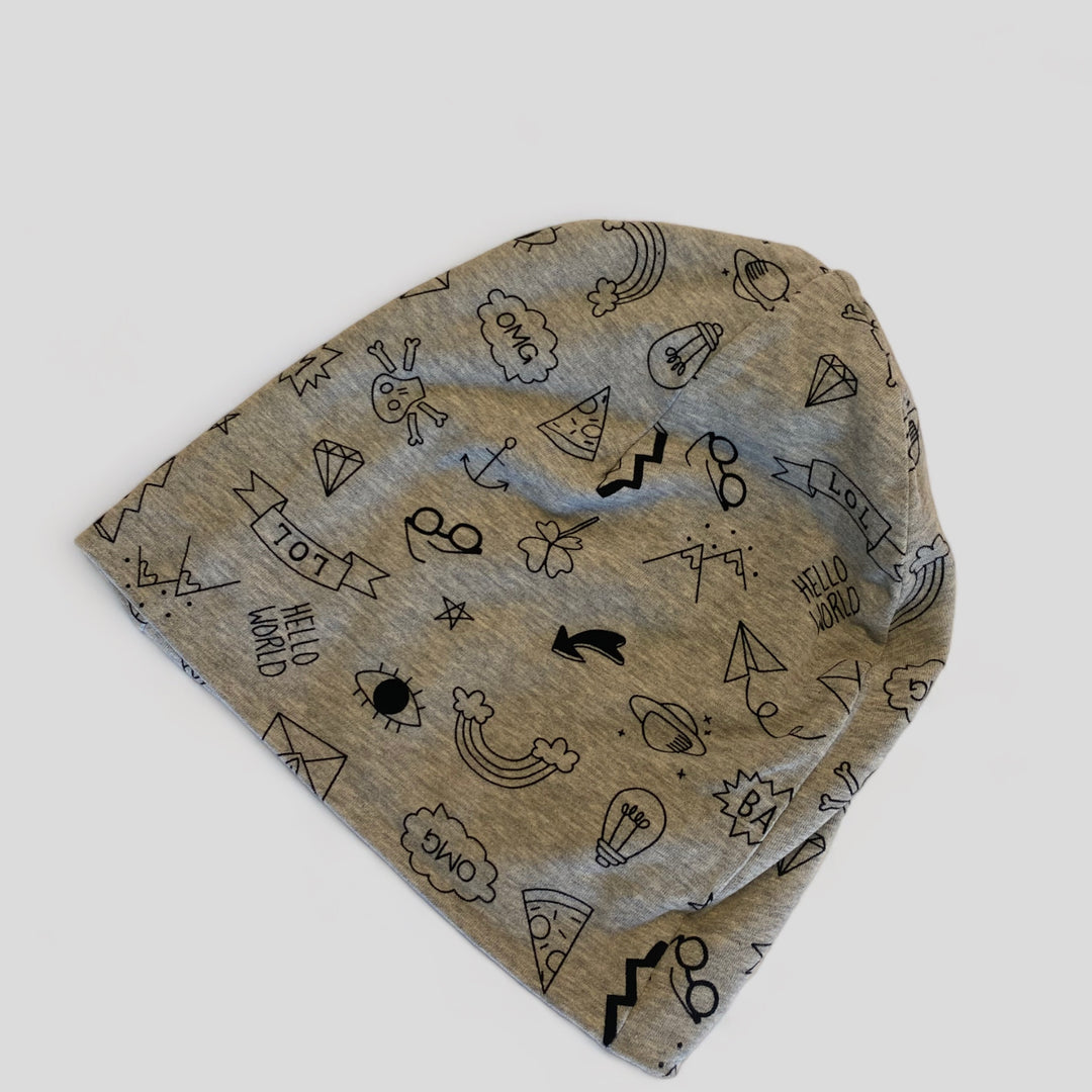 Supersoft hat with symbols kids RR 2