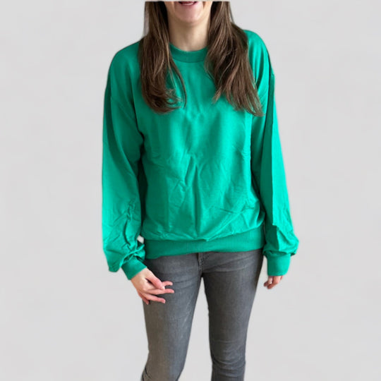 me&i Volume Sleeve Sweatshirt 211604 D 1