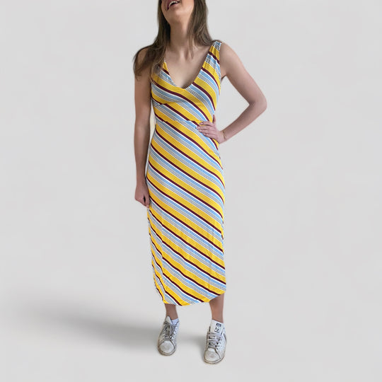 me&i Striped midi dress 211707 H 16