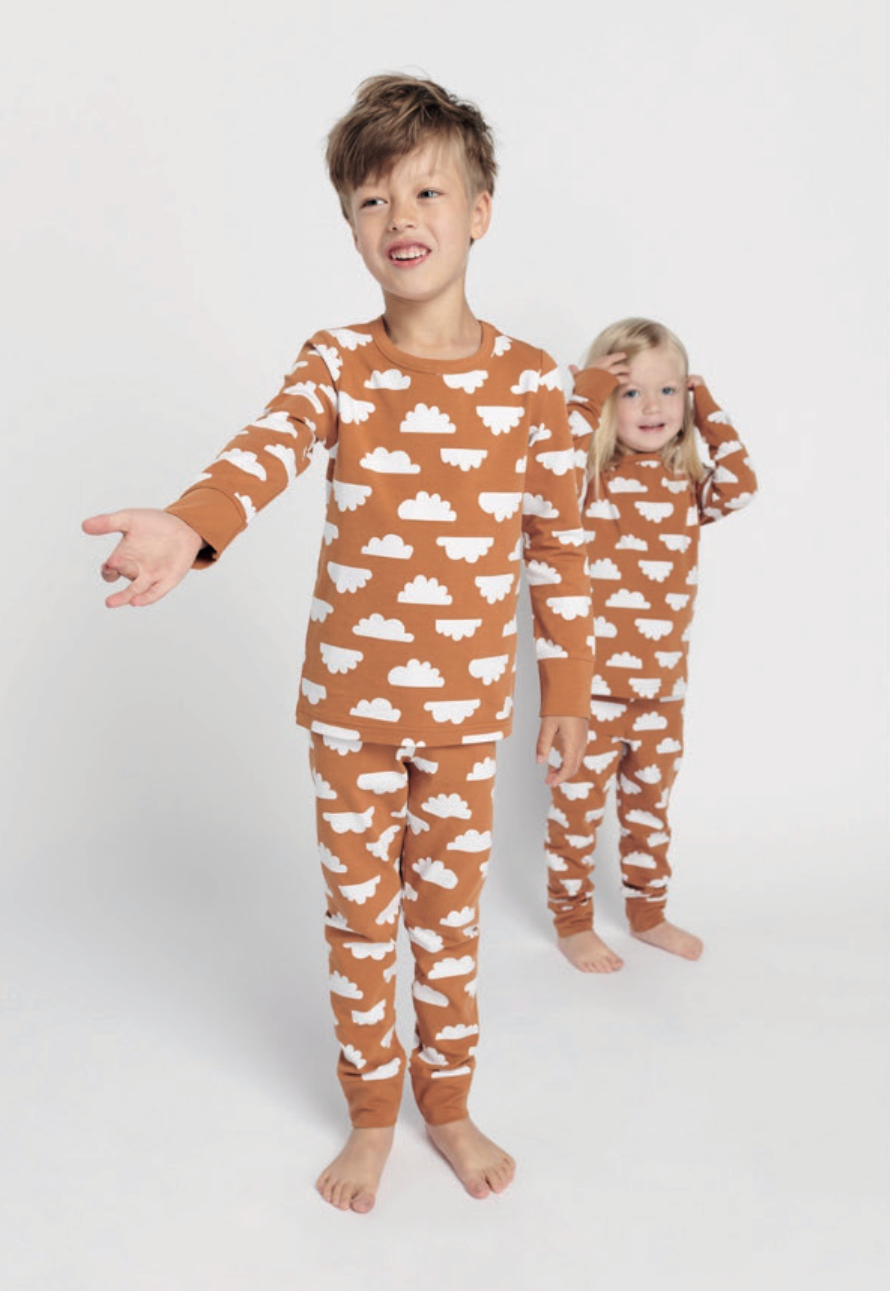 Cloudy pyjamas cinnamon kids - 222504 / Y