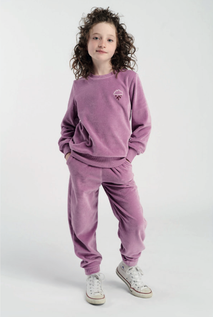 Jogging velour pants junior - 222308 H5