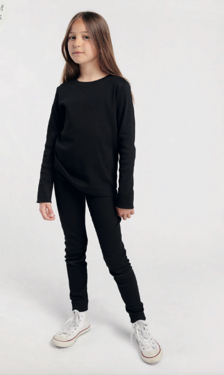 Ribbed leggings kids - 222301 Y23M