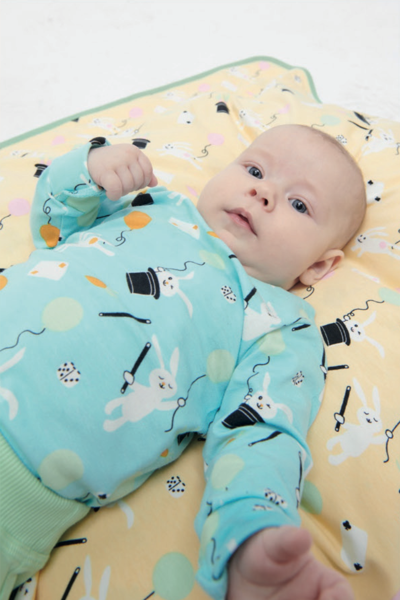 Bunny bodysuit light turquoise - 231402 RR 22