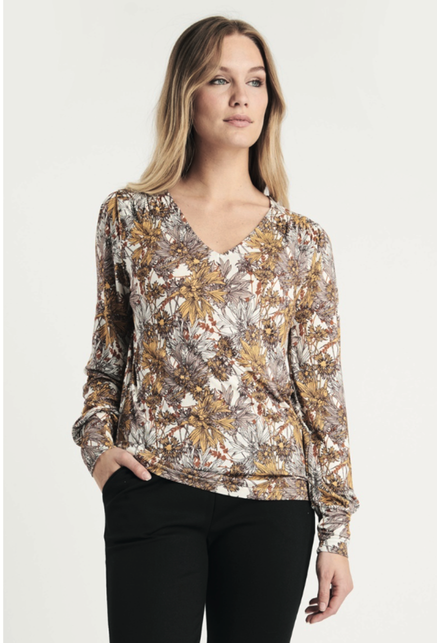 Floral blouse - 212605 Y