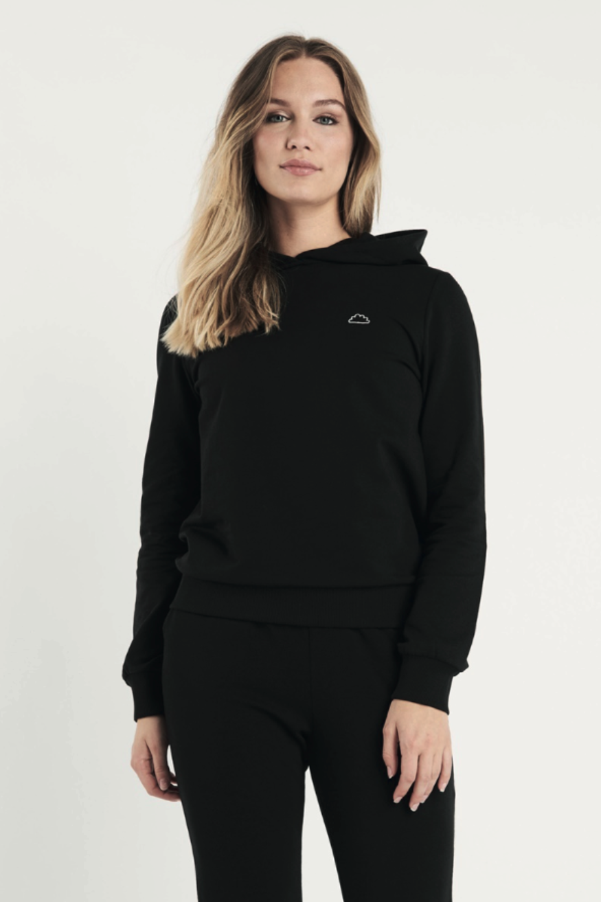 Cloudy hood top black - 212610 Y