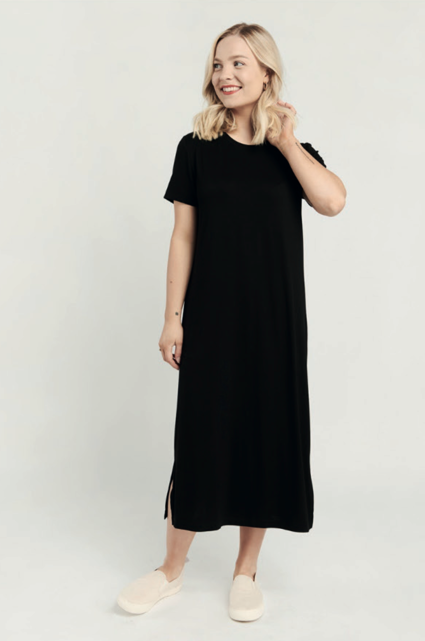 T-shirt slit dress - 221710 / RR 18