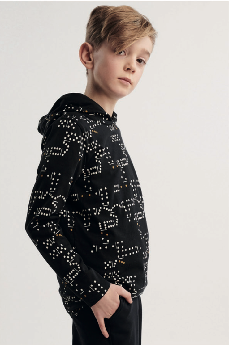 Domino hood top kids - 221110 Y22S