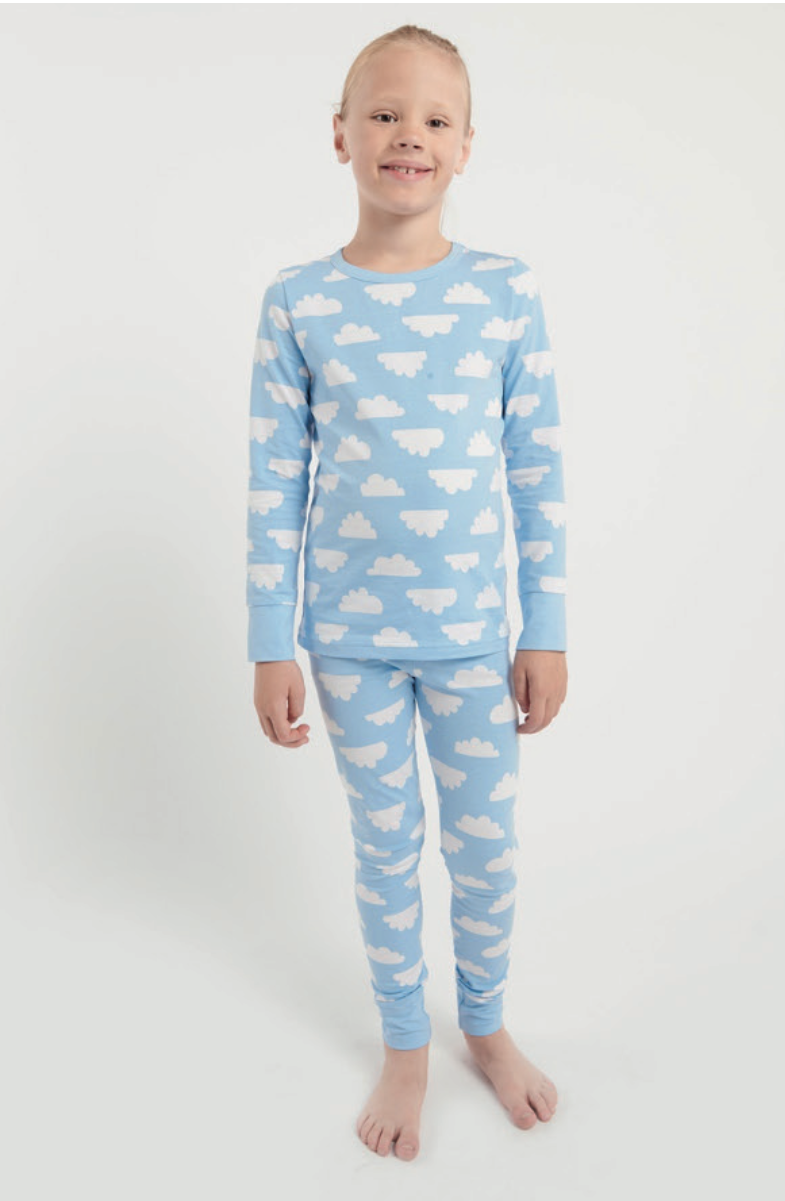 Cloudy pyjamas light blue kids- 212505 / Y